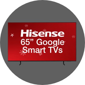 Big Savings 65 Inch Hisense Google Smart TVs